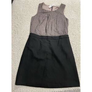 NWT Ann Taylor Loft Women's Sz 2 Sleeveless Colorblock Mini Dress Pink Black